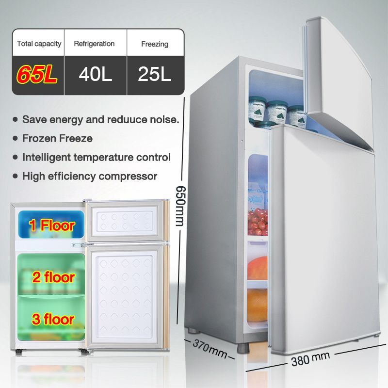 OEM 2 Door Refrigerator 65L