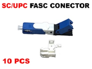 10 PCS FTTH SC UPC SC APC FIBER OPTIC CONNECTOR FASC CONNECTOR 0.2 DB LOSSES FC101