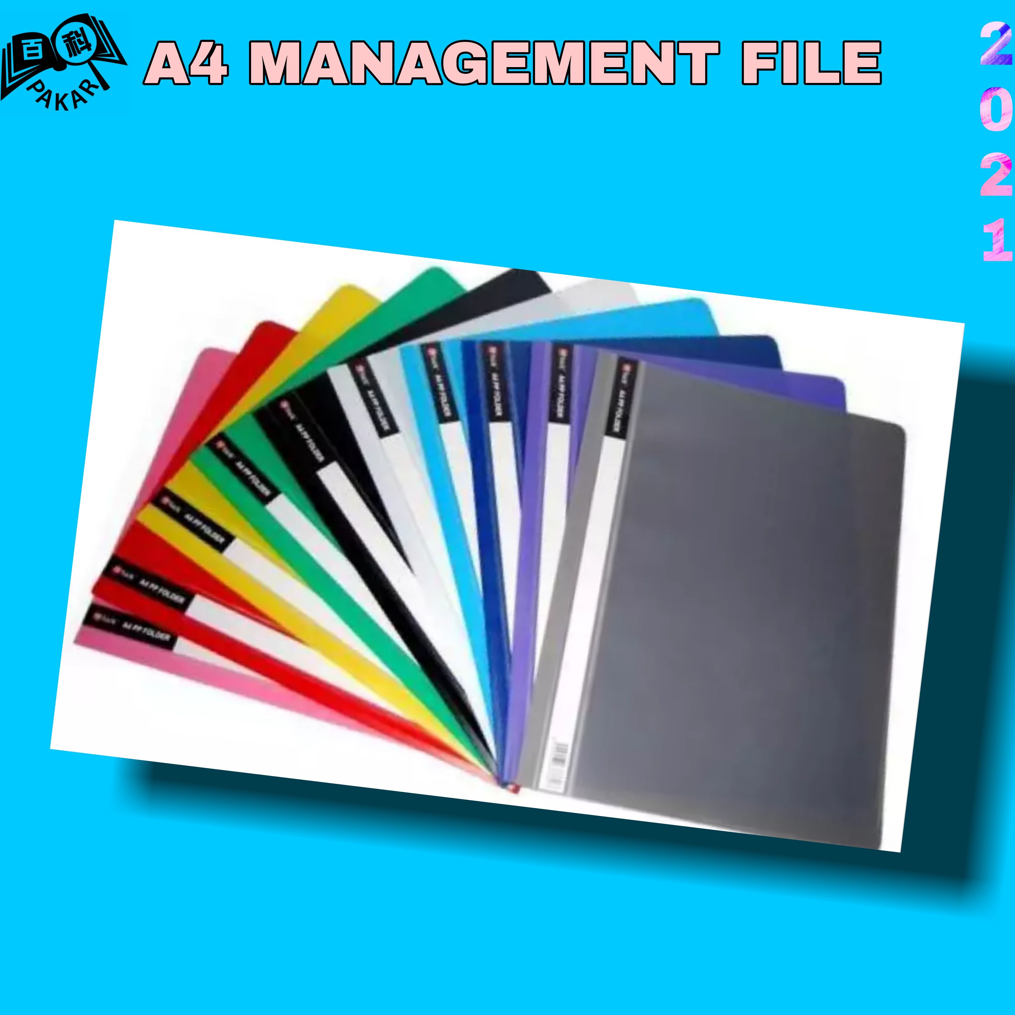 A4 MANAGEMENT FILE MIX COLORS