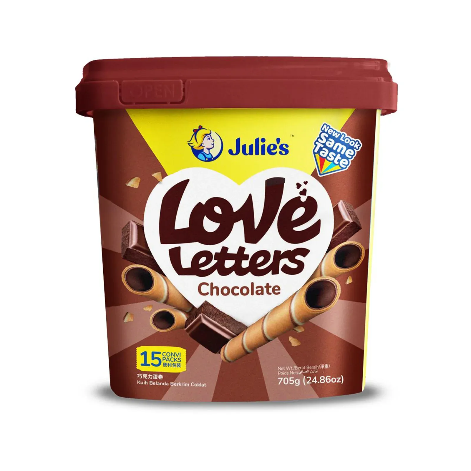 JULIE'S WAFER CHOCOLATE BISCUIT 705G