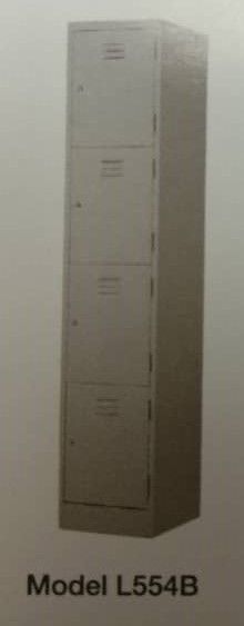 4-Compartment Locker with keylock