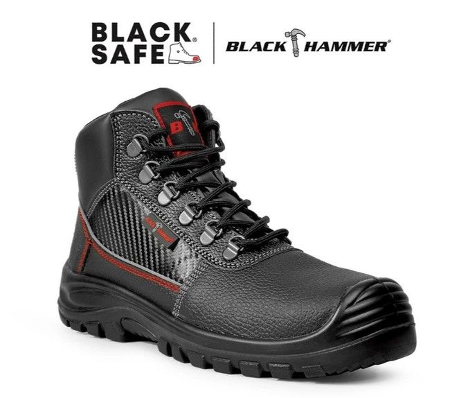 Black Hammer Mid-cut Lace Up - Black (EU 45-46)