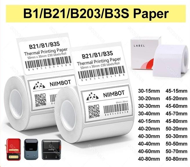 NIIMBOT LABEL MAKERS FOR B21/B3S/B1/B203 SERIES