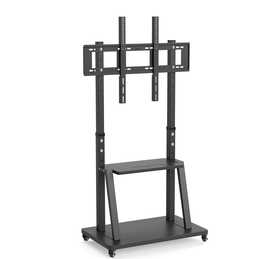 Extra Large Shelf Movable TV Carts Trolley Bracket Fit 32"-100" TV Max Support 150kg