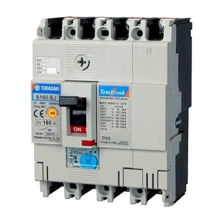 TERASAKI TemBreak2 Electronic Adj MCCB 4 Pole