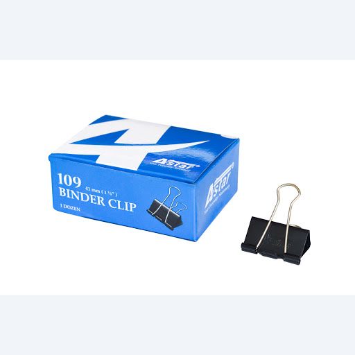 BINDER CLIPS 109 41MM (1 5/8") 12PCS/BOX