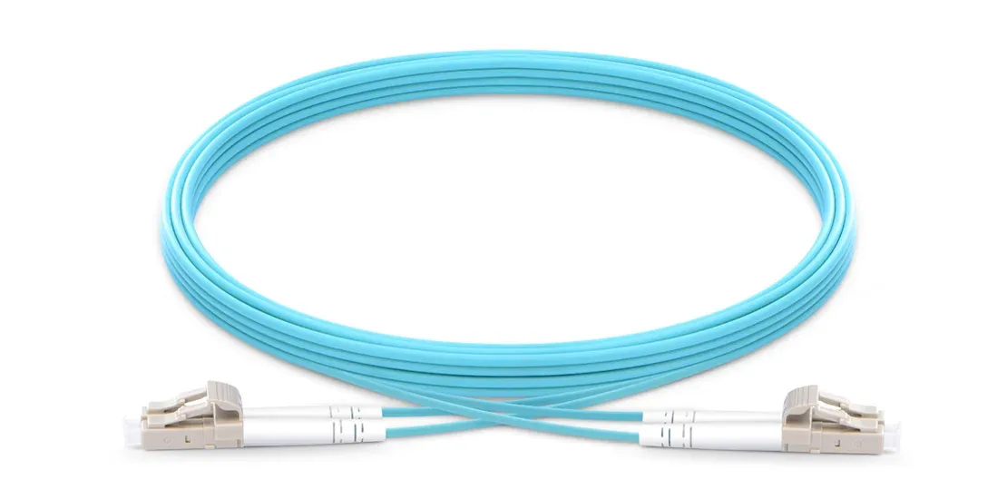 QP LC-LC/UPC MM OM4 Duplex LSZH Fiber Cable 5M