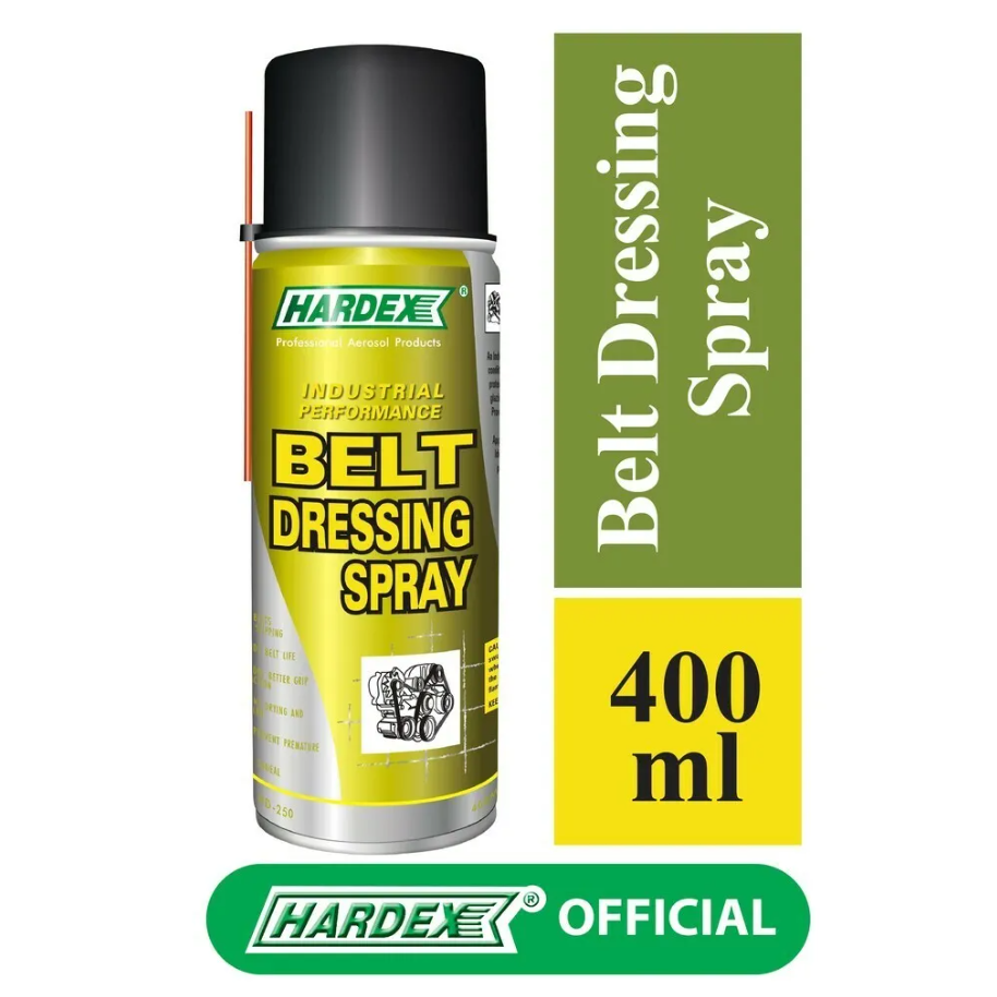 HARDEX HD250 HD252 BELT DRESSING SPRAY (400ML / 200ML)