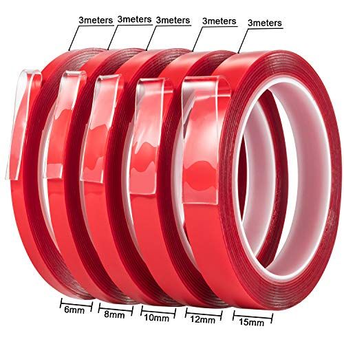 ACRYLIC TAPE CLEAR 9yrds