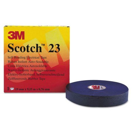 3M 23 SCOTCH RUBBER SPLICING TAPE 19MM X 9.1M BLACK