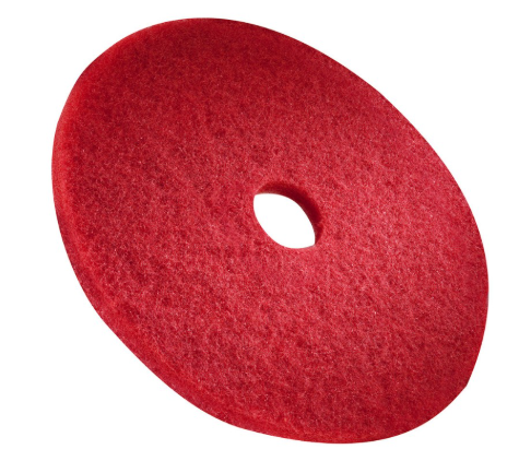 3M 5100 (16 INCH) RED BUFFER - FLOOR BUFFING PAD