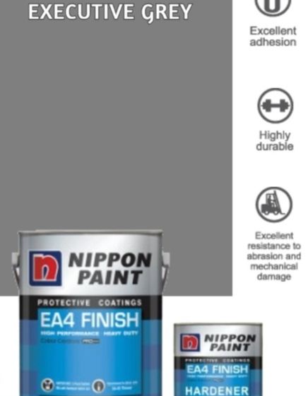 Nippon High Performance Protective Coating For Floor - EA4 Finish - Executive Grey 0104