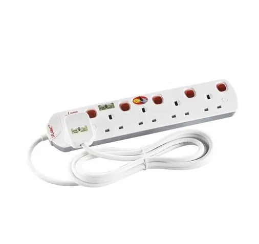 SELAMAT Trailing Extension Socket Sirim 5 Gang 5 meter