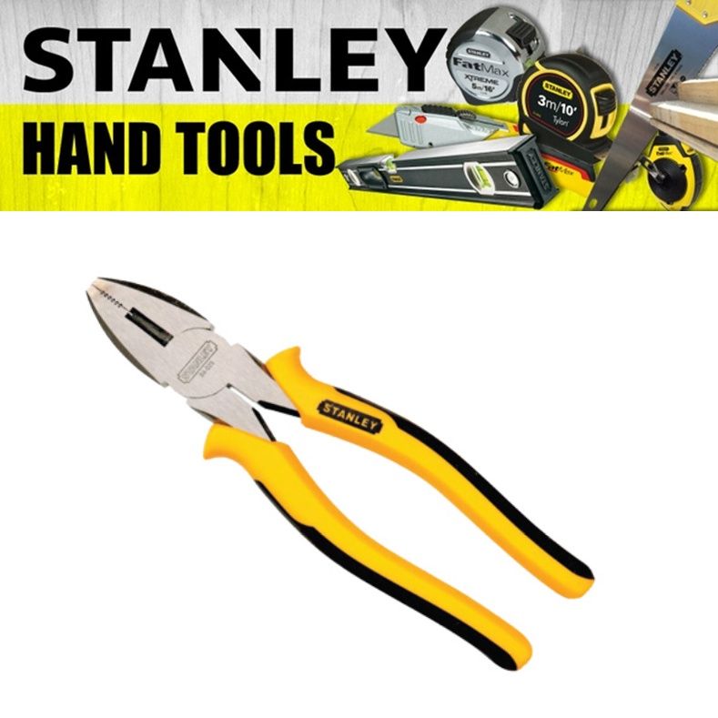 STANLEY LINESMAN PLIERS 84-035 7'' LINESMAN PLIER - CARBON STEEL, POLISHED