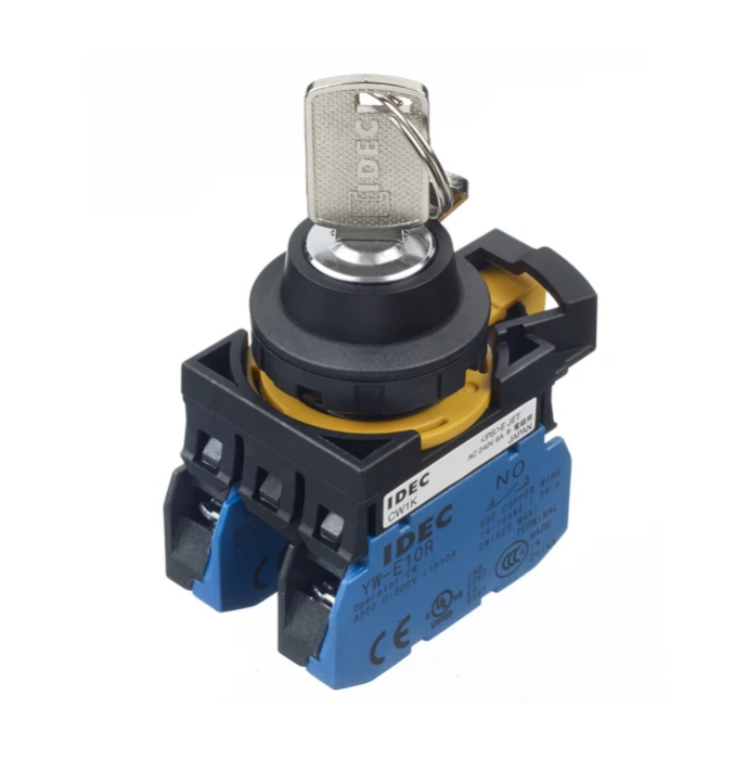 Idec IP66 Key Switch, 2NO 2-Way