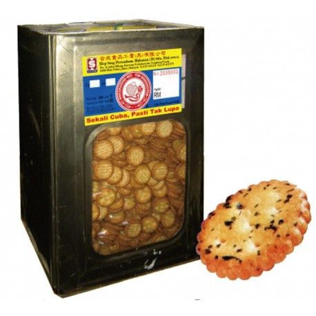 HUP SENG BISCUIT RINGRING HUP SENG (PERISA SAYURAN) TIN 3.5KG