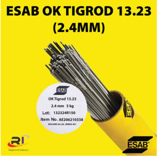 RIGHTWELL ESAB OK TIGROD 13.23 (AWS A5.28 : ER80S-NI1) - 5KG