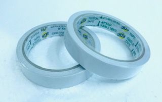 Double Sided Tissue Tape 12MM x 10YD APPLLO GREEN
