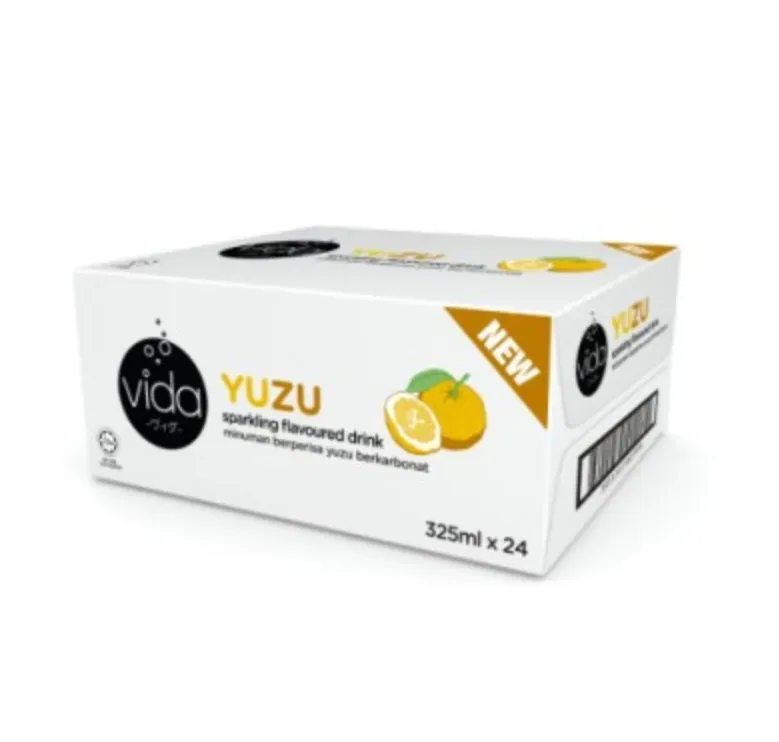 Vida Zero Sparkling Drink Yuzu 24 x 325ml