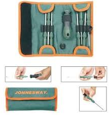JONNESWAY 9PCS INTERCHANGABLE SCREWDRIVER SET