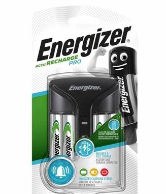 Energizer CHPRO Recharge Pro with 4x AA 2000mAh Rechargeable Batteries