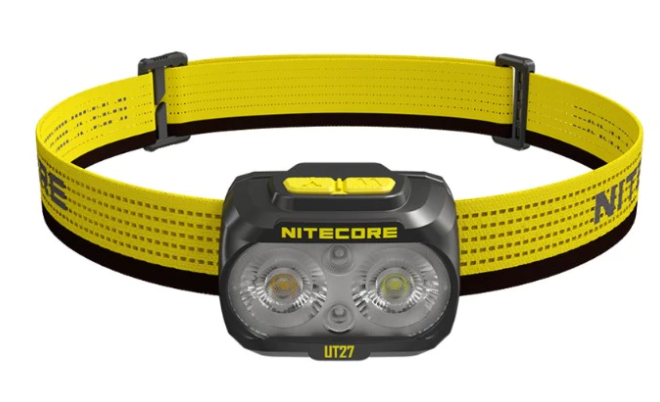 NITECORE UT27 Headlamp 800Lumens Dual Beam Fusion Elite Headlight + HBL-1500 Rechargeable Battery Ultra Lightweight