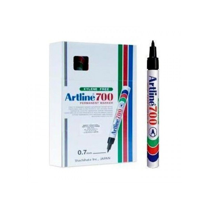 ARTLINE 700 PERMANENT MARKER 0.7MM BLACK EK-700 (12PCS)