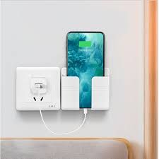 Wall-Mounted Mobile Phone Charging Holder, Home Wall Mount Charger Storage Box