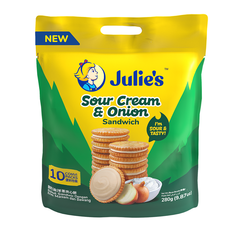 (Loose pack) Julie’s Sour Cream & Onion Sandwich 280g