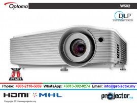OPTOMA W502 5000 LUMENS WXGA PROJECTOR