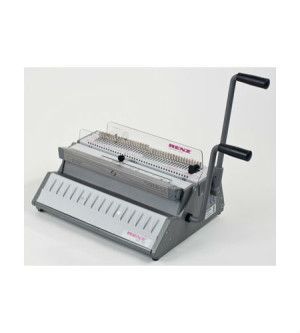 OCHA RENZ MANUAL Wire-O BindING MACHINE -MODEL; SRW 360 WITH Pitch 3:1, 34 loops wire, 135 shts Punch Capacity: 22 sheets