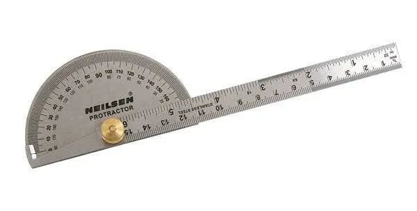 REMAX Black Hardware Protractor Ruler 角尺 Angle Ruler Adjustable Goniometer Pembaris Sudut Darjah Caliper Angle Finder Measure