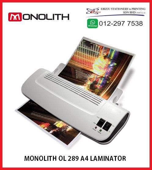 MONOLITH OL 289 A4 LAMINATOR