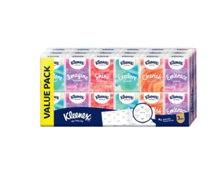 12x36x9s Kleenex Classic H/PK Jumbo 3ply (18365)
