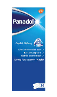 PANADOL OPTIZORB ADVANCE CAPLET 500MG (12'Sx3'STP)