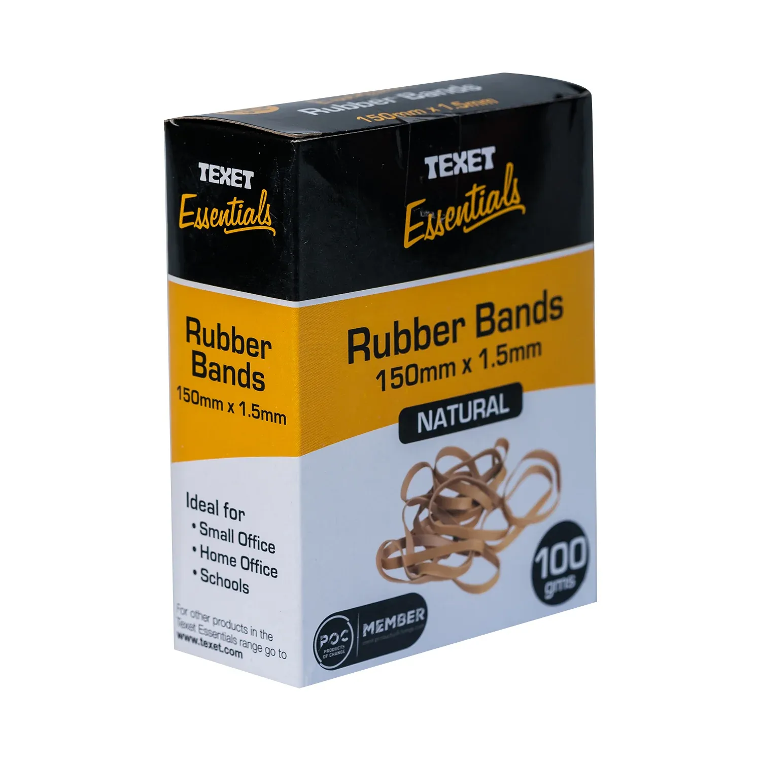 NATURAL COLOUR RUBBER BAND 100GM
