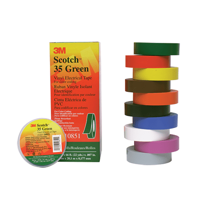 3M 35 SCOTCH VINYL ELECTRICAL TAPE 19MM X 20M BLUE