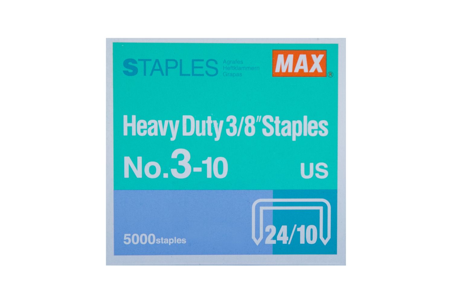 MAX Heavy Duty Staples No3-10 (24/10)
