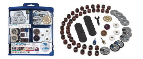DREMEL 70 PCS EZ SPEEDCLIC ACCESSORIES SET SC725
