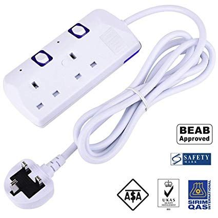 Extention Plug 2 Gang 10 Meter