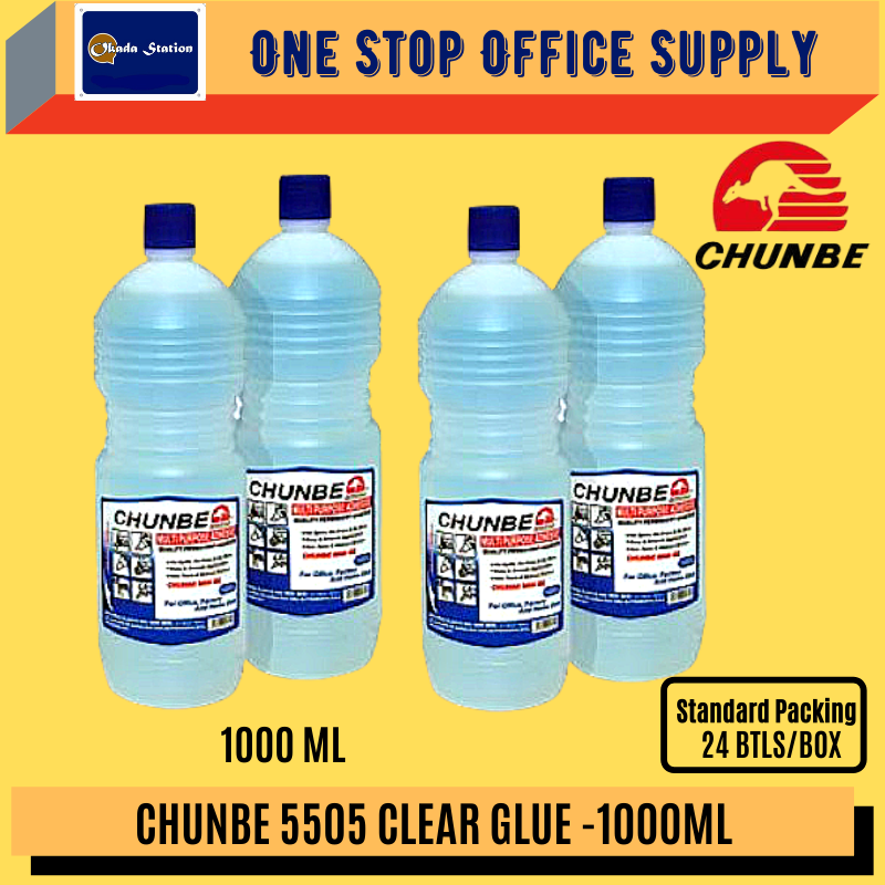 CHUNBE 5505 GE CLEAR GLUE -1000ML /Chunbe /5505 /Clear Glue /Water Glue /1 Liter