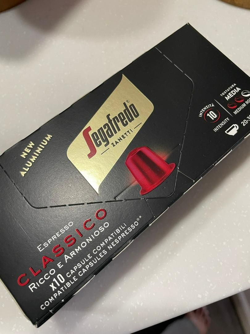 Segafredo CLASSICO Aluminium Capsule (Nespresso Compatible)
