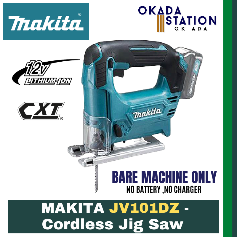 Makita JV101D WAE/Z - Cordless Jig Saw - Bare Tool Only(JV101DZ) & Combo Set(JV101DWAE) / Cordless Power Tool / Jig Saw / Power Jig Saw / Cordless Tool / Saw / 12V