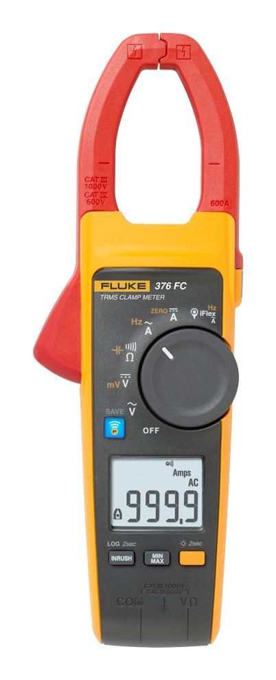 FLUKE 376 TRUE-RMS AC/DC CLAMP METER 1000A WITH IFLEX