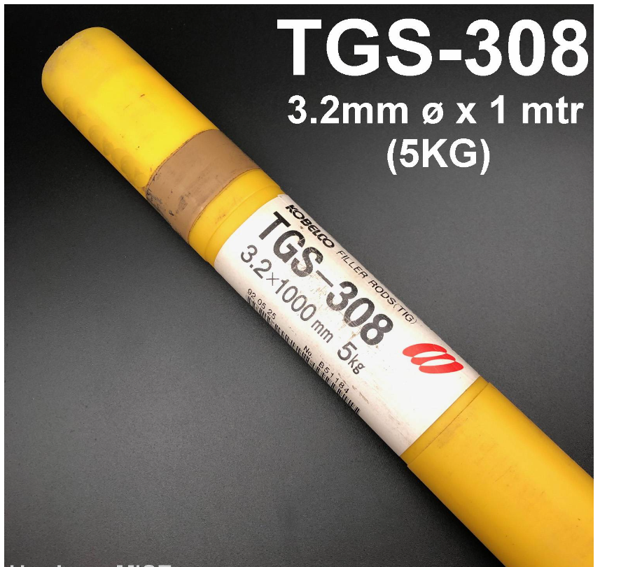 KOBELCO TGS-308 3.2MM X1000MM 5KG TIG FILLER RODS WELDING ROD FOR STAINLESS STEEL SS 304 BY KOBE STEEL