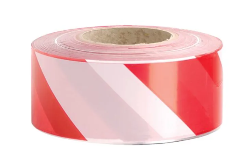 RED WHITE BARRICADE TAPE
