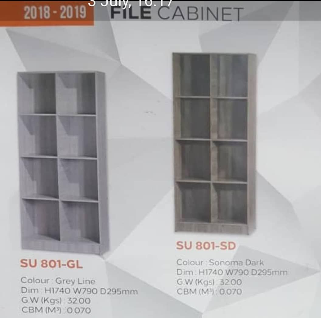 APEX Wooden Filing Cabinet 8 Compartments