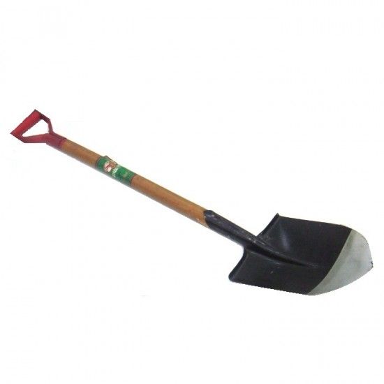 ATKC Round Point Shovel with Wooden Handle