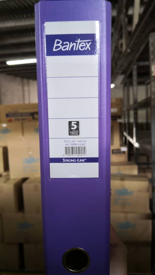 PVC 2D ring arch file 70mm A4 Bantex strong FC 1465-21