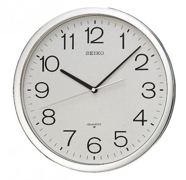 Seiko QXA020S classic numbered wall clock